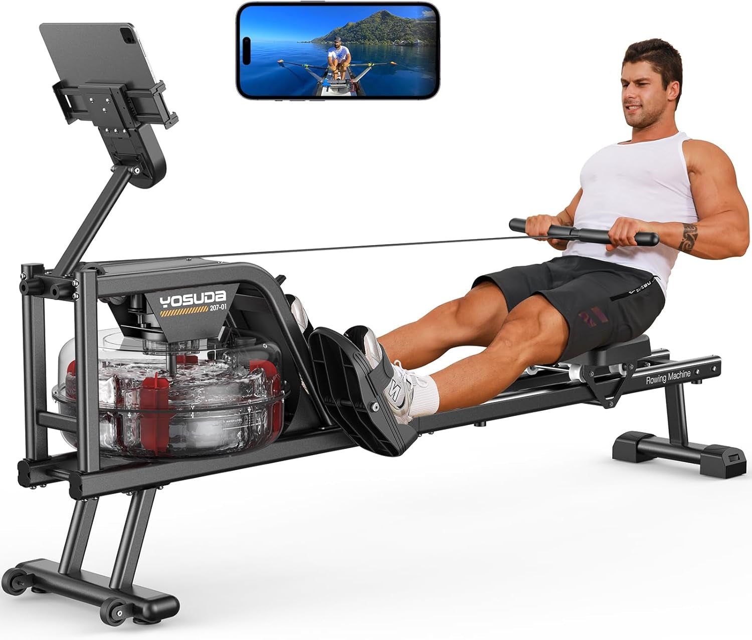Magnetic/Water Rowing Machine 