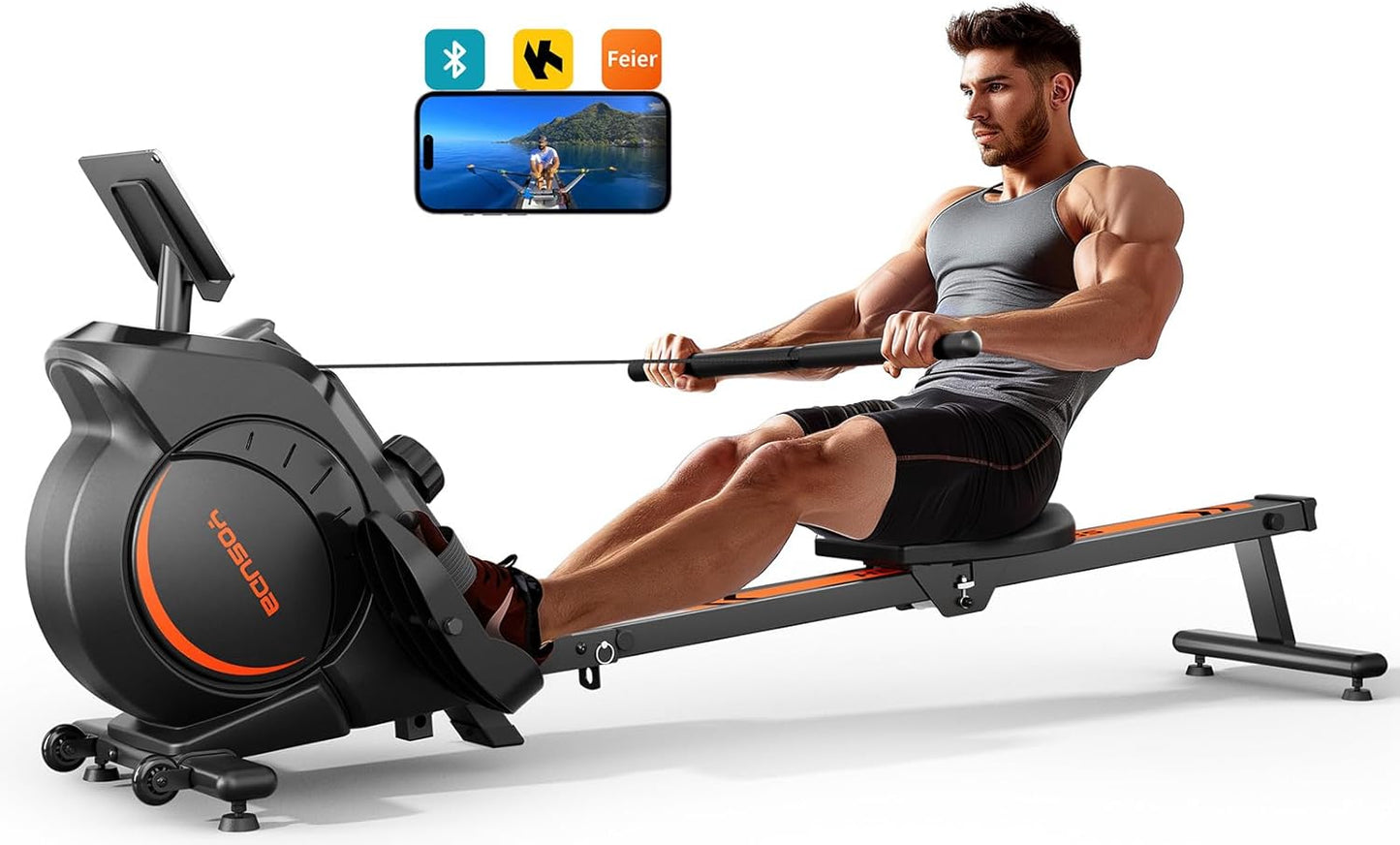 Magnetic/Water Rowing Machine 